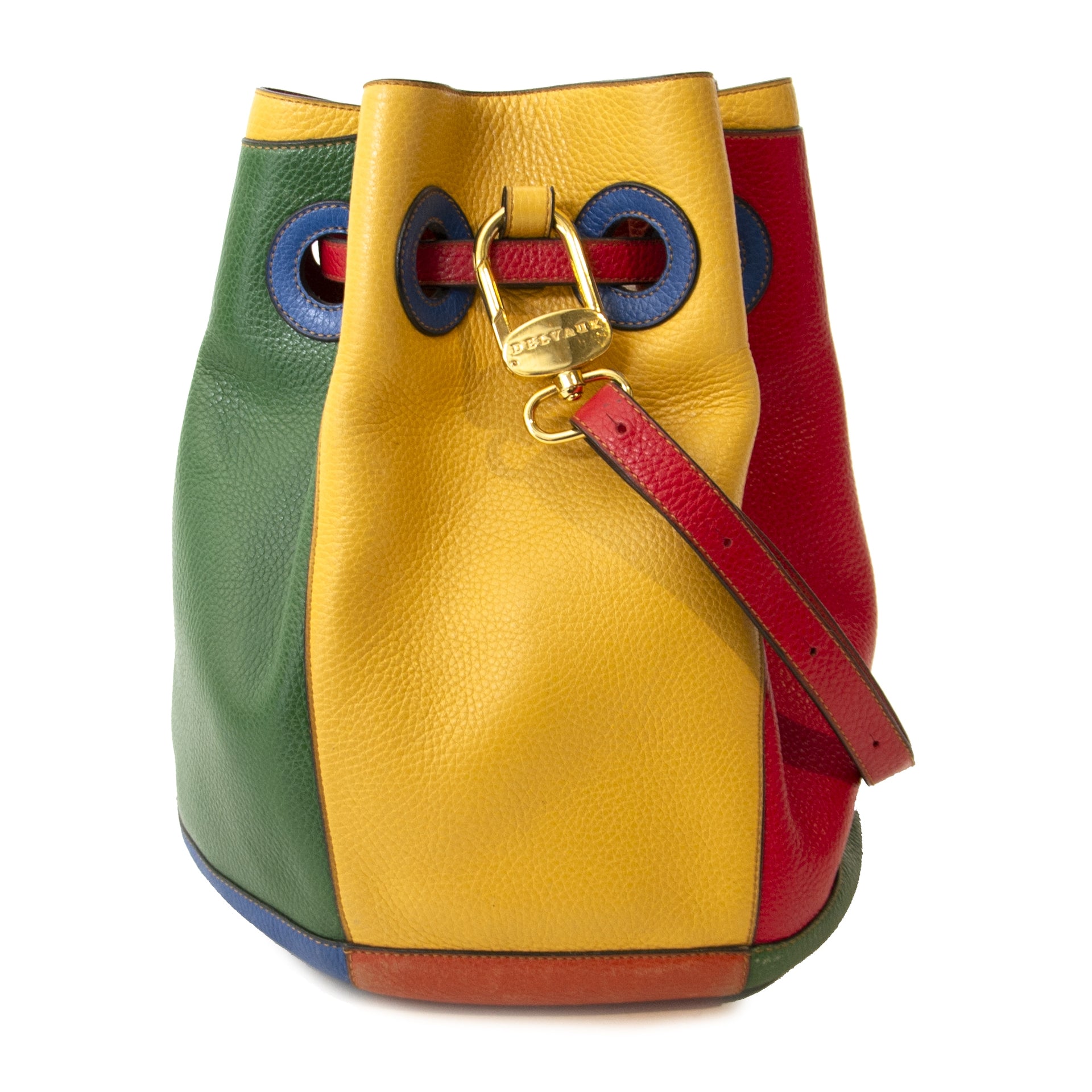 Delvaux Multicolor Nomade Bucket Bag
