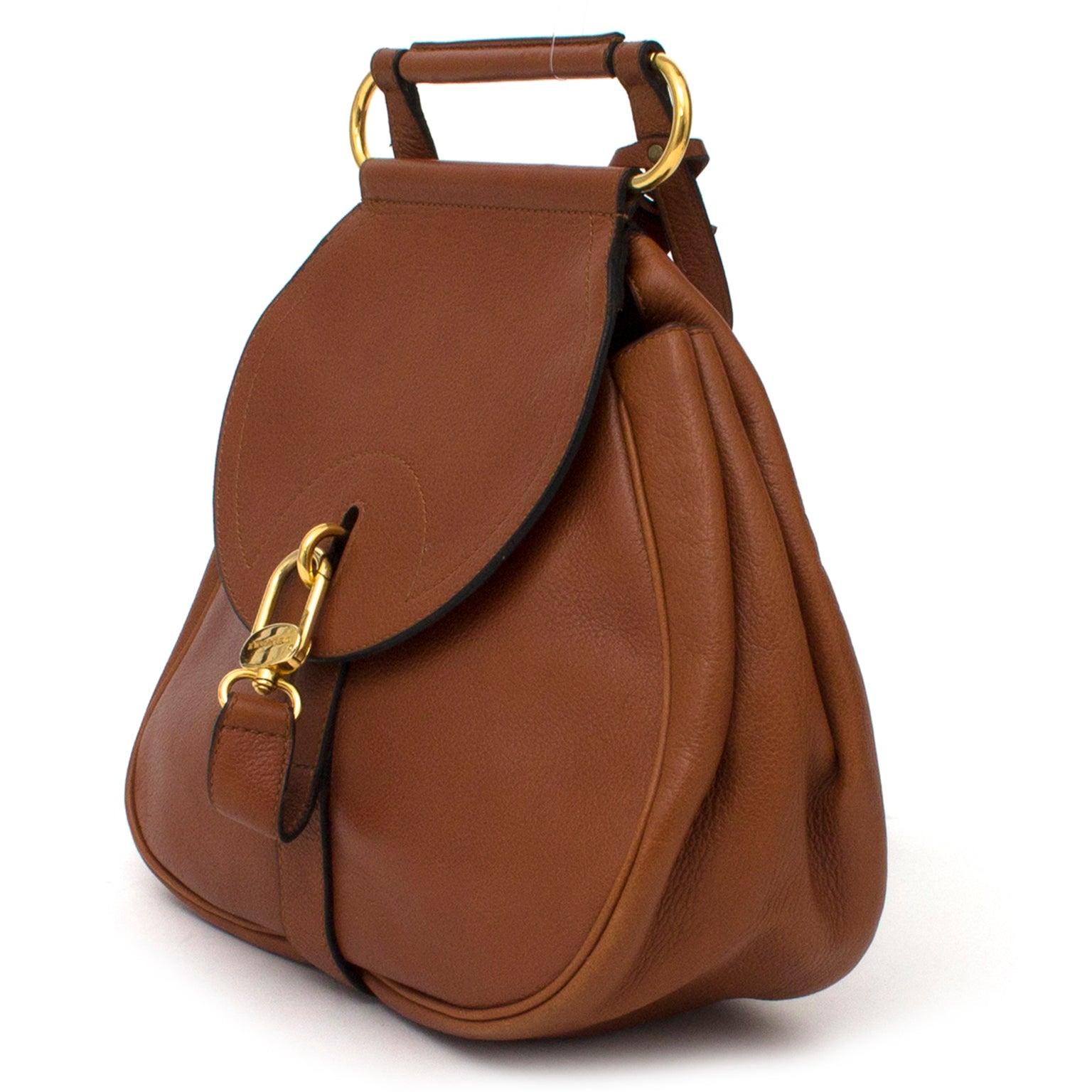 shop your designer Delvaux Cognac 'Cerceau' Bag pour le meilleur prix comme neuf
