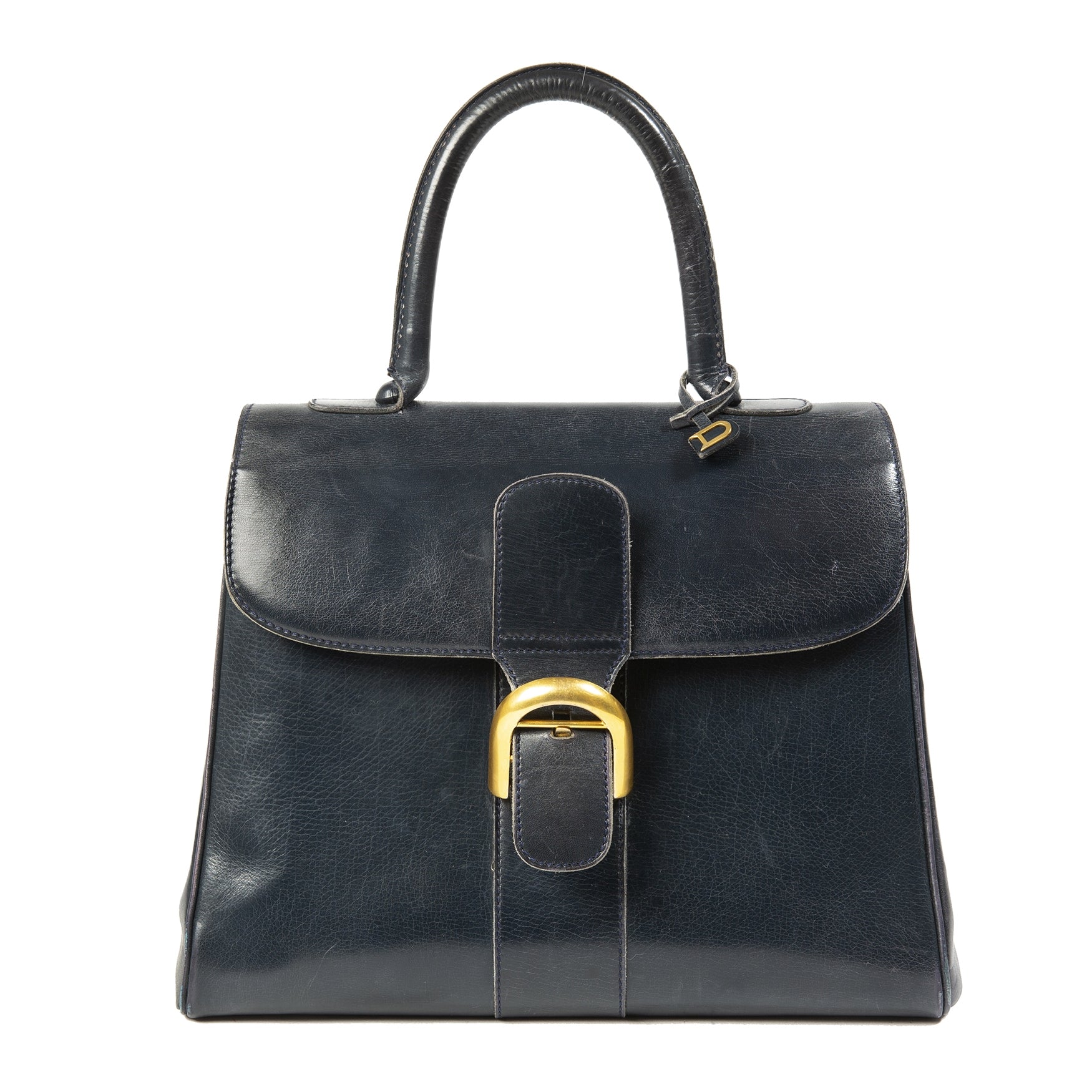Delvaux Dark Blue Brillant MM for the best price at Labellov