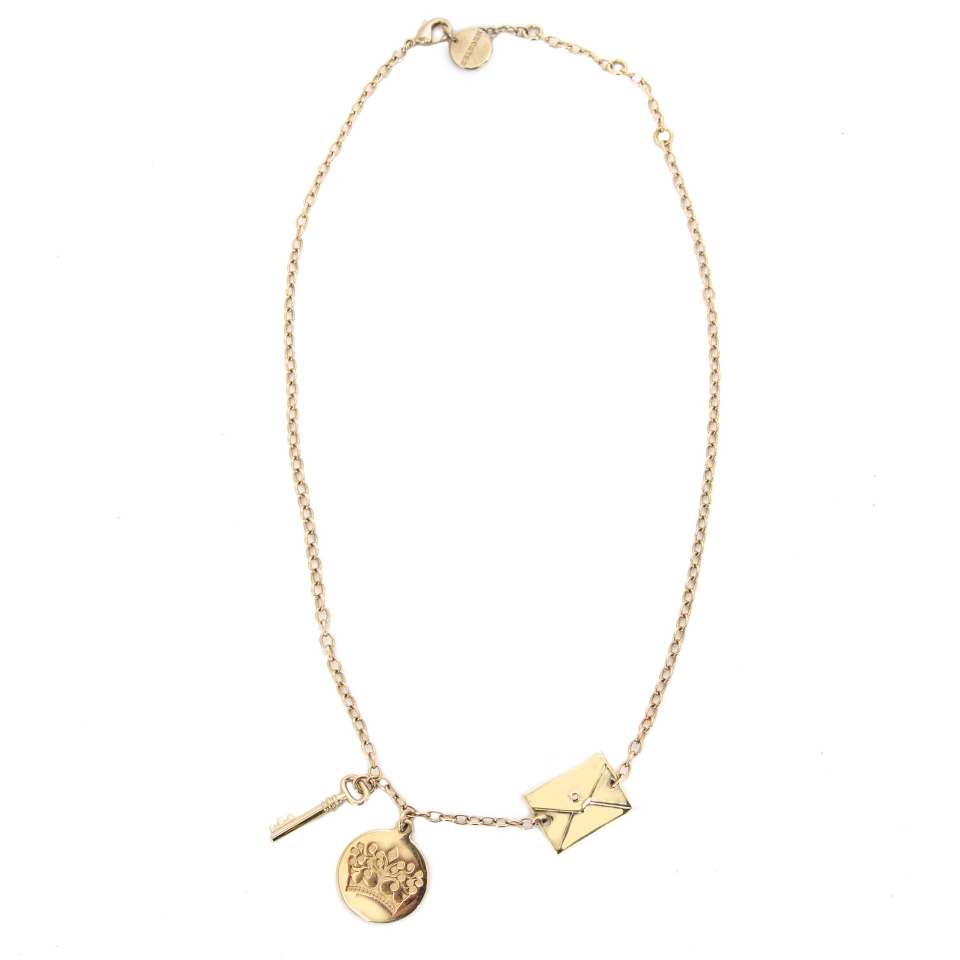 Bent u op zoek naar een authentieke Delvaux Charm Necklace?