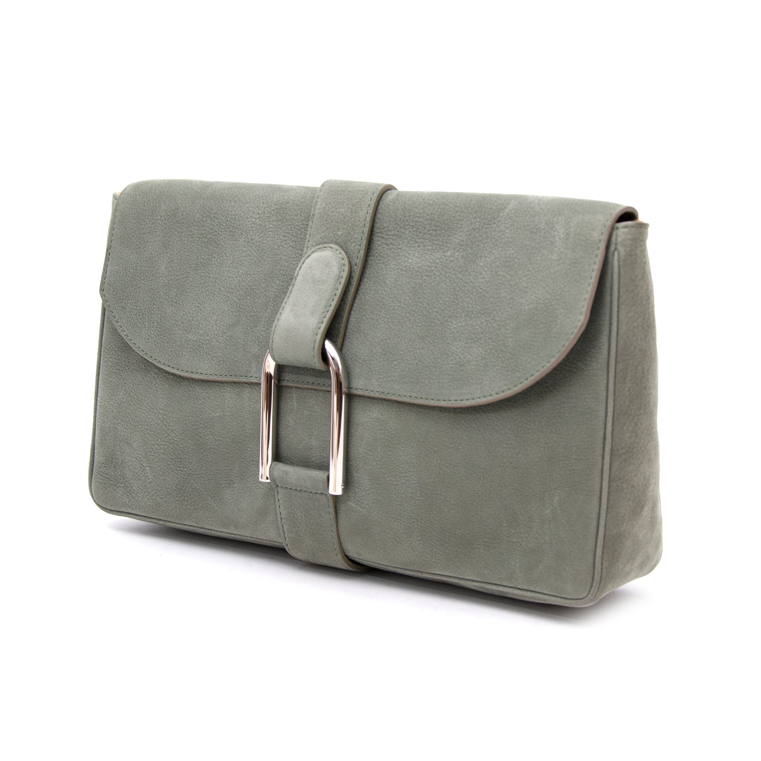 koop veilig aan de beste prijs jou Delvaux Nubuck Clutch aan de beste prijs