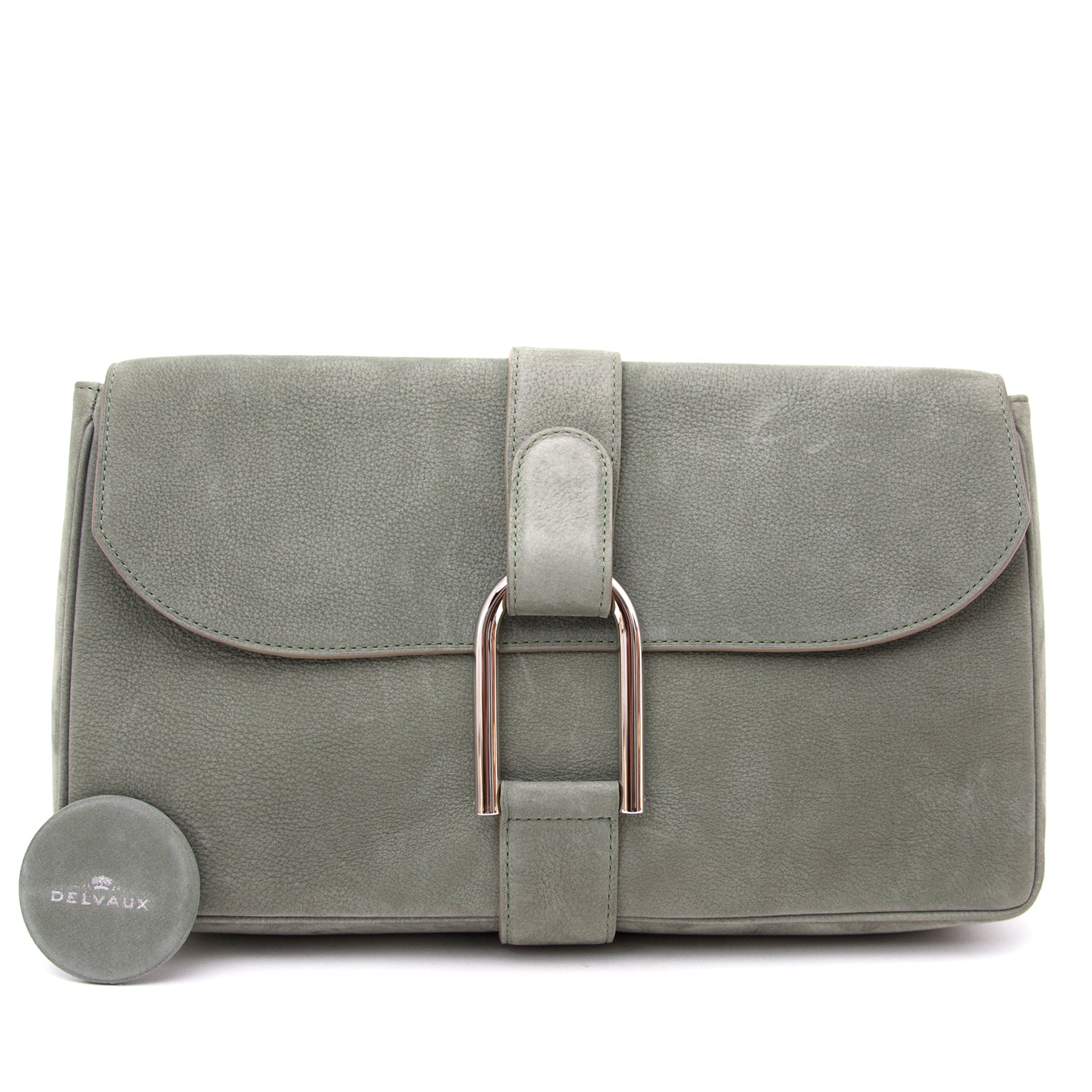 koop veilig aan de beste prijs jou Delvaux Nubuck Clutch aan de beste prijs