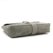 koop aan de beste prijs jou tweedehands merk tas aan de beste prijs Delvaux Nubuck Greenish D Clutch