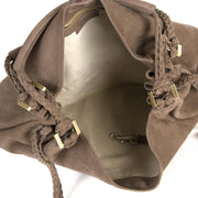 delvaux taupe nubuck colette gm shoulder bag now for sale at labellov vintage fashion webshop belgium