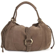 delvaux taupe nubuck colette gm shoulder bag now for sale at labellov vintage fashion webshop belgium