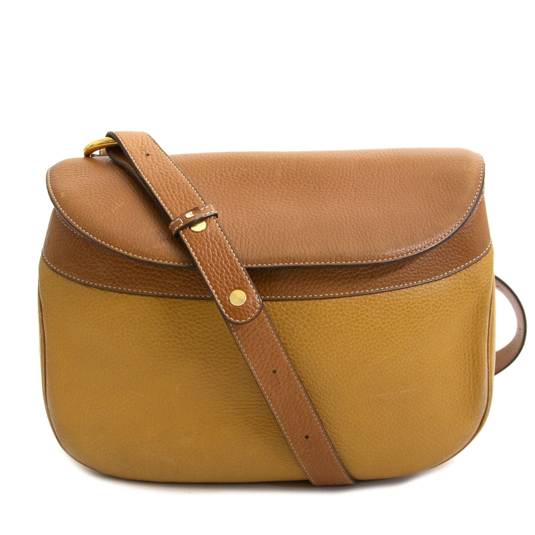 Delvaux Ochre Cross Body Bag for the best price at Labellov