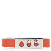 shop safe online Delvaux Coral Silver Tempete Wrap Bracelet