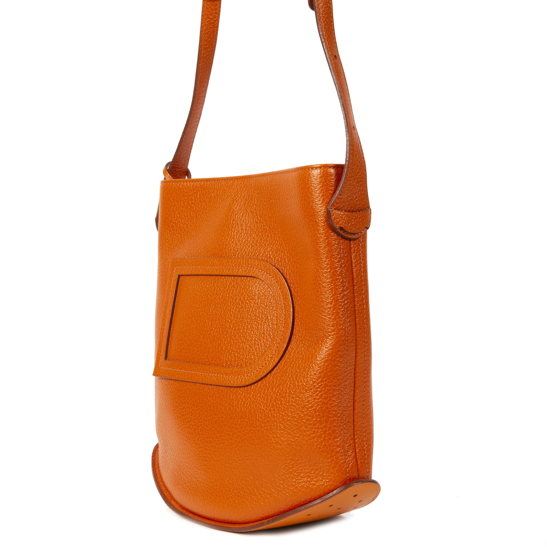 Delvaux Orange Le Pin Mini Bag