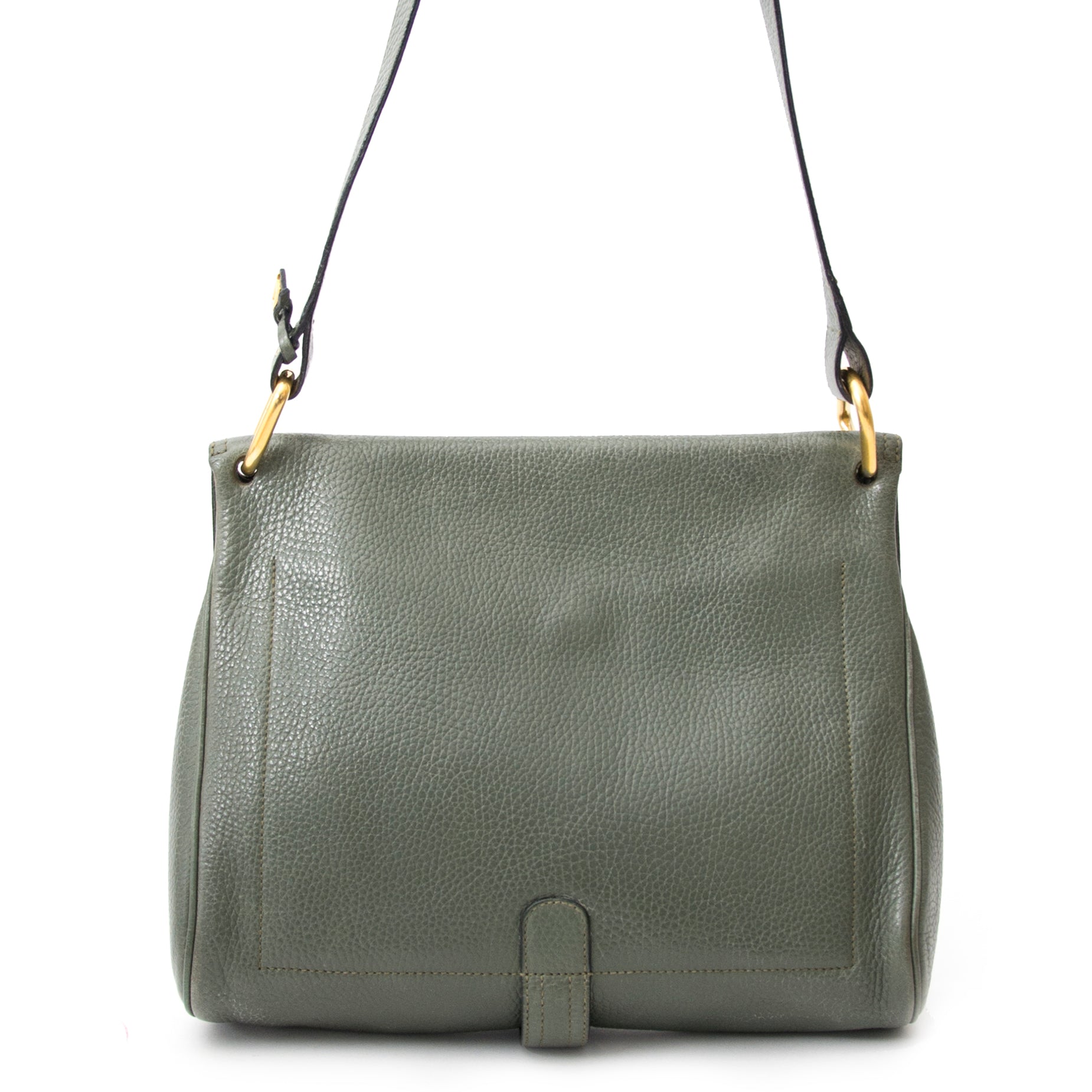 Are you looking for an authentic Delvaux Khaki Green Shoulder Bag?