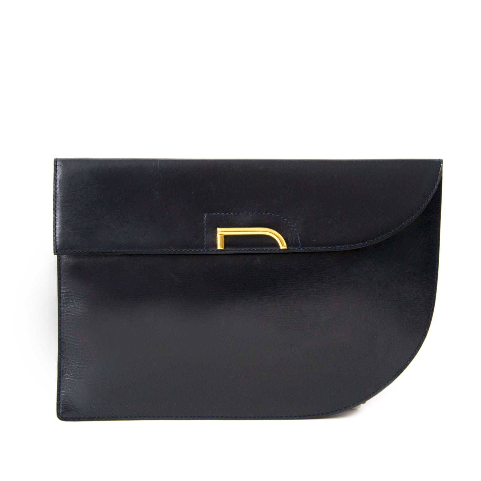 Delvaux Mjnimalistic D Clutch for the best price available at Labellov luxury