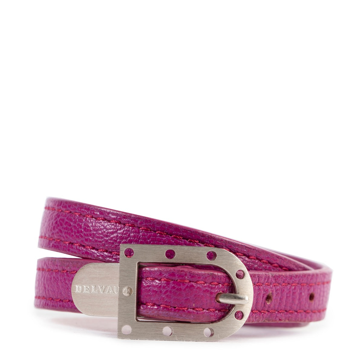 Veilig online kopen van authentiek Delvaux paarse armband aan de juiste prijs