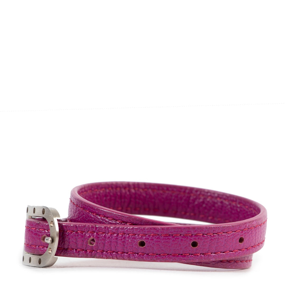 Shop safe online authentic Delvaux Bright Purple D Bracelet at the right price.
