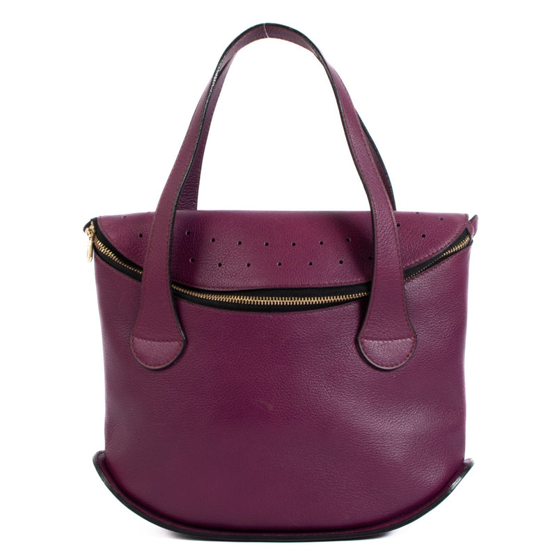 Delvaux Magenta Songe Small Handbag