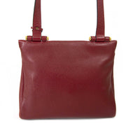 Delvaux Red Impromptu Trotteur Bag now for sale at labellov vintage fashion webshop belgium