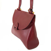 Delvaux Red Impromptu Trotteur Bag now for sale at labellov vintage fashion webshop belgium