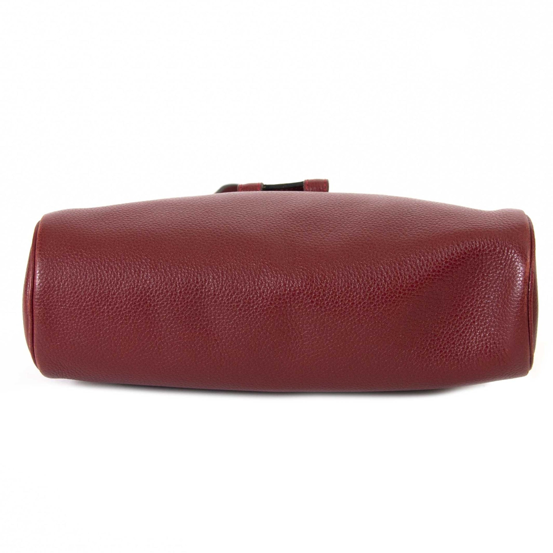 Delvaux Red Impromptu Trotteur Bag now for sale at labellov vintage fashion webshop belgium