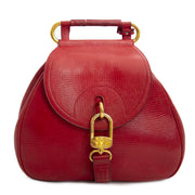 Authentic second hand vintage Delvaux Cerceau Red Crossbody Bag buy online webshop LabelLOV