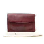 Buy luxury in Antwerp like Delvaux Burgundy Clutch