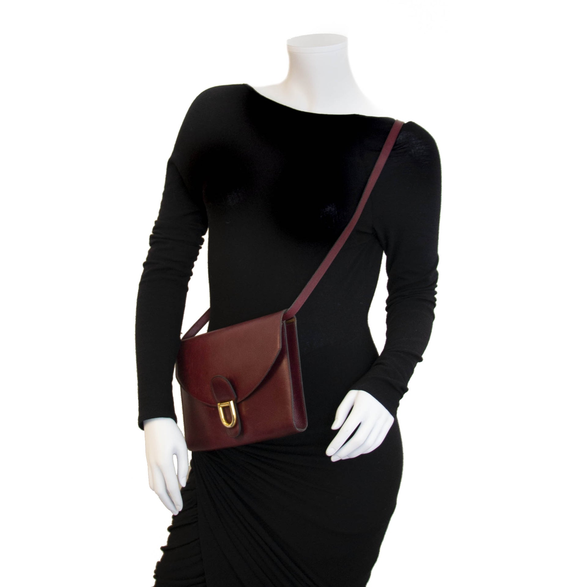 For the best price available 100% authentic Delvaux Red Leather Clutch