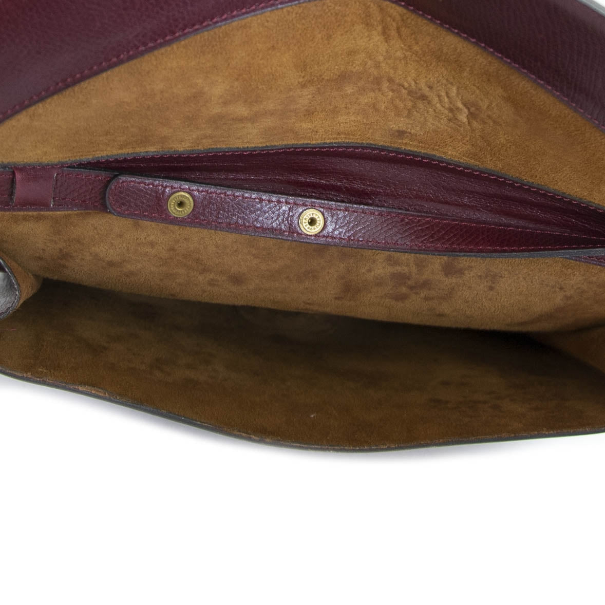 Delvaux Red Leather Clutch kopen en verkopen