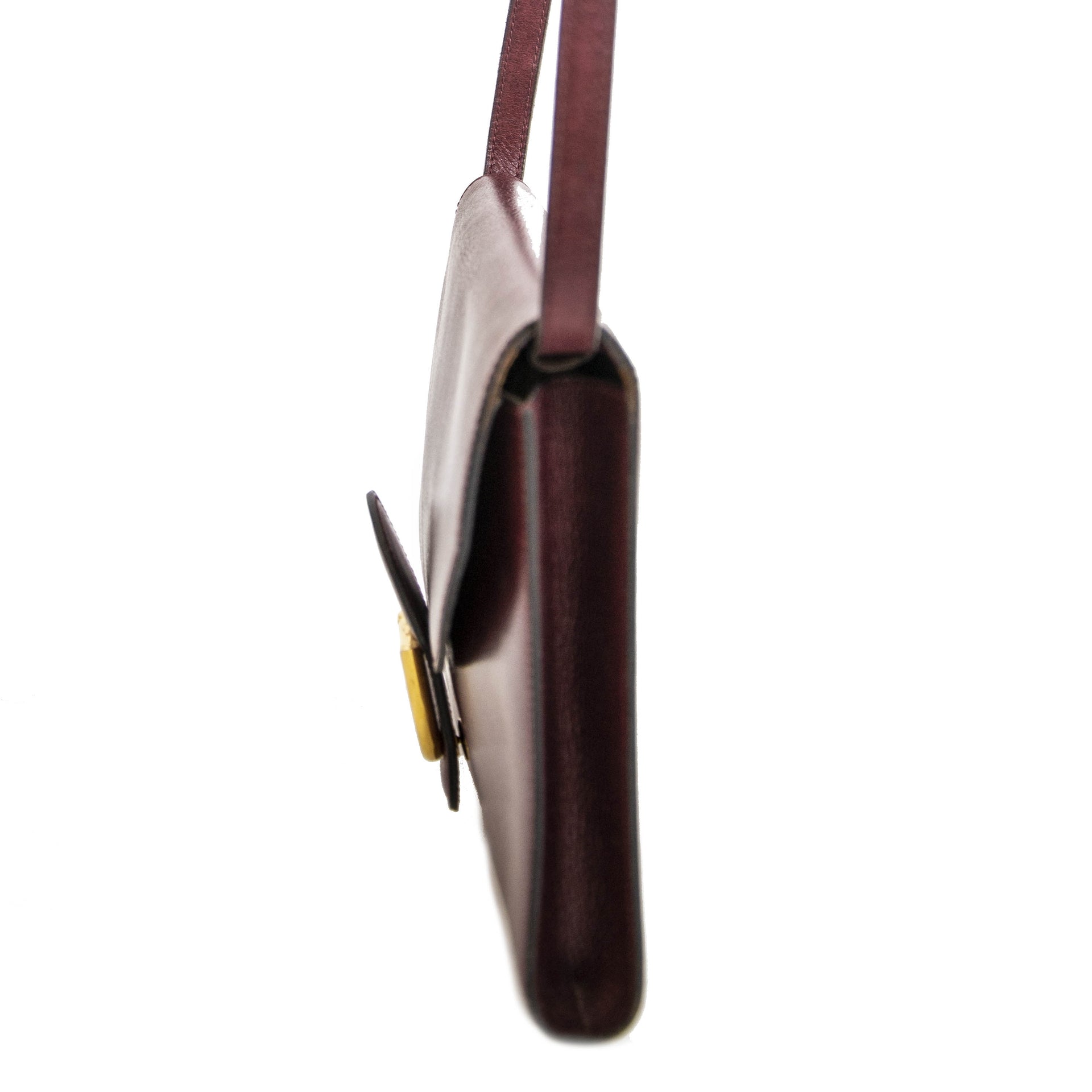 Delvaux Red Leather Clutch