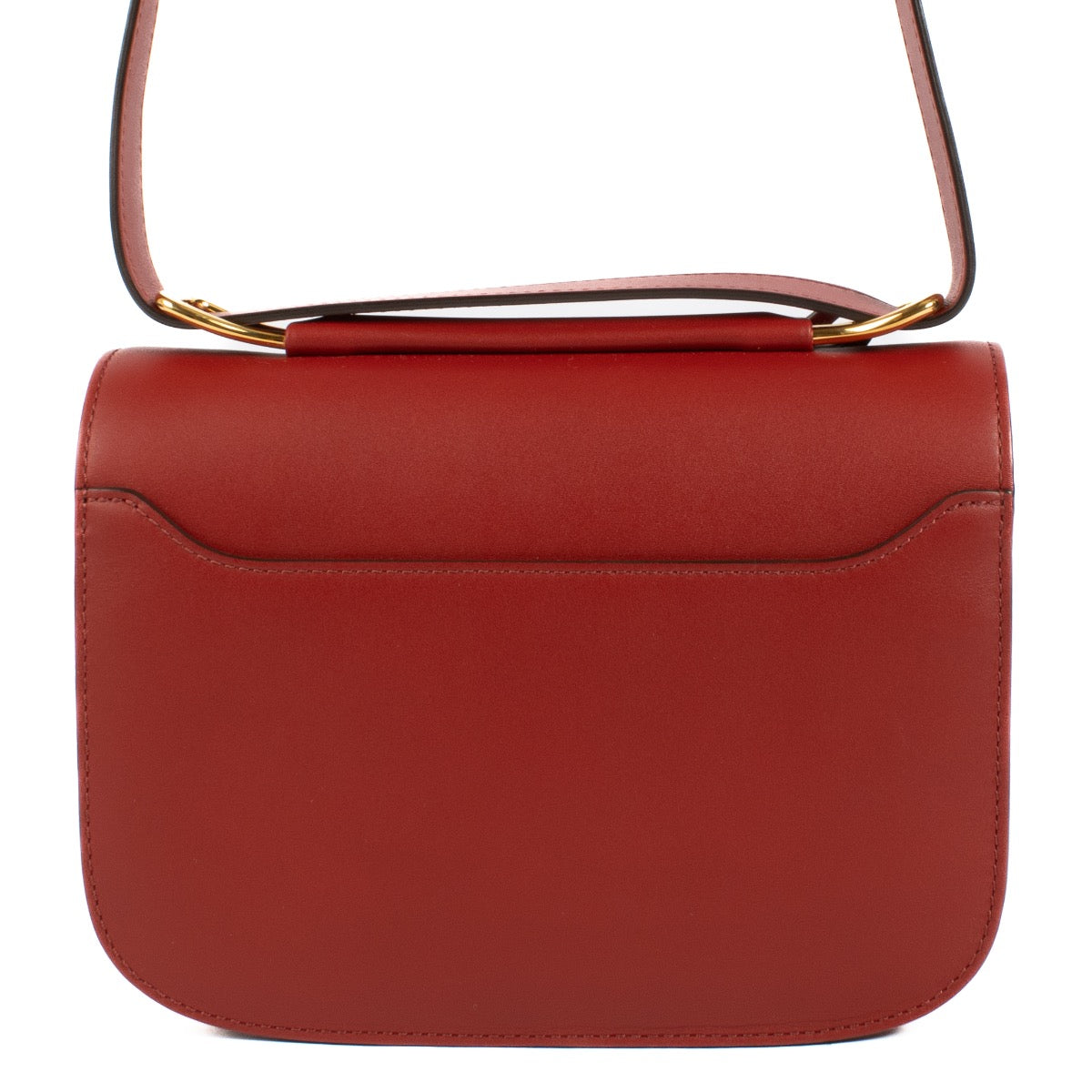 shop 100% authentic second hand Delvaux Olen Calf Carmine Lingot PM Bag on Labellov.com