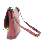 Delvaux Red Burgundy Leather Crossbody Bag we buy and sell your authentic bags