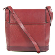 Delvaux Red Burgundy Leather Crossbody Bag Te koop bij Labellov tweedehands luxe