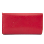 Delvaux Lipstck Red Trifold Wallet kopen en verkopen aan de beste prijs