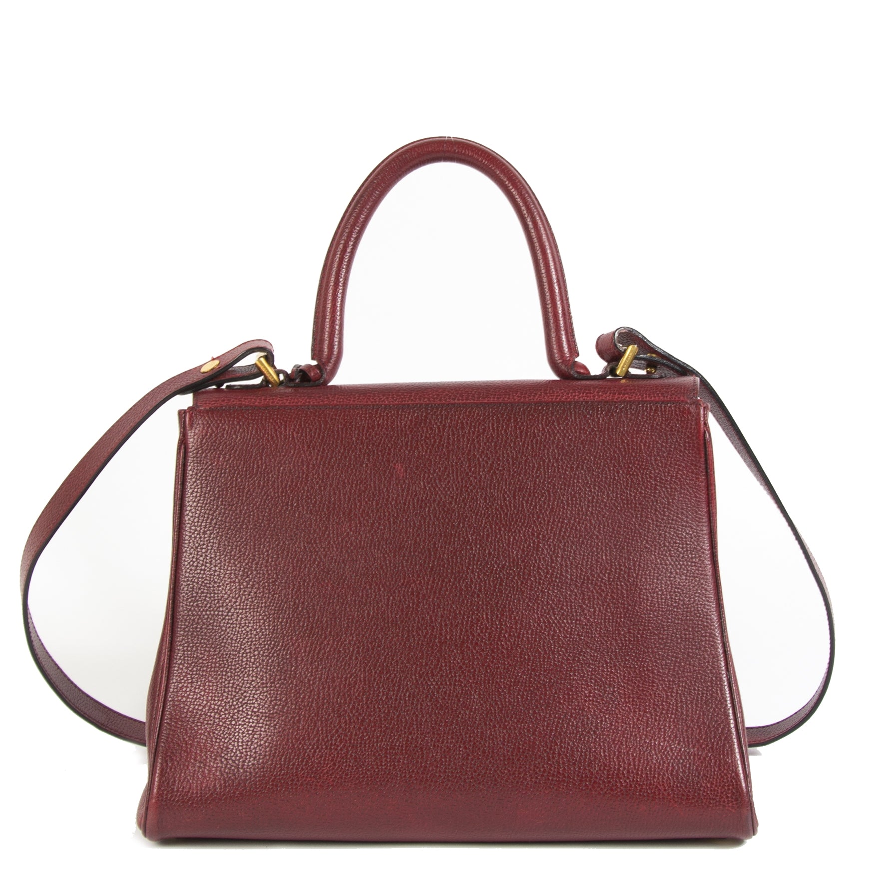 Delvaux Brillant MM Burgundy