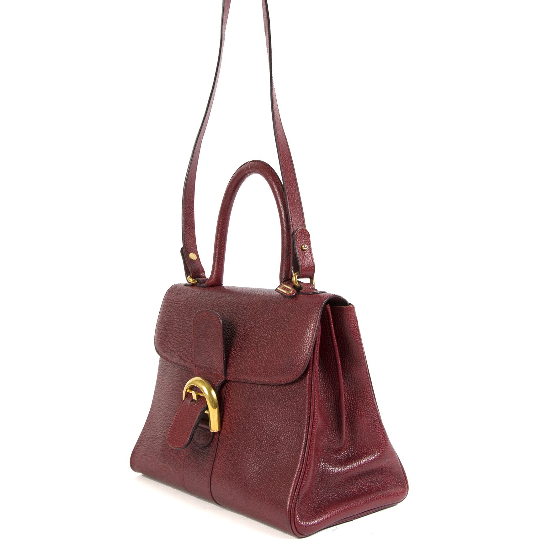 Delvaux Brillant MM Burgundy