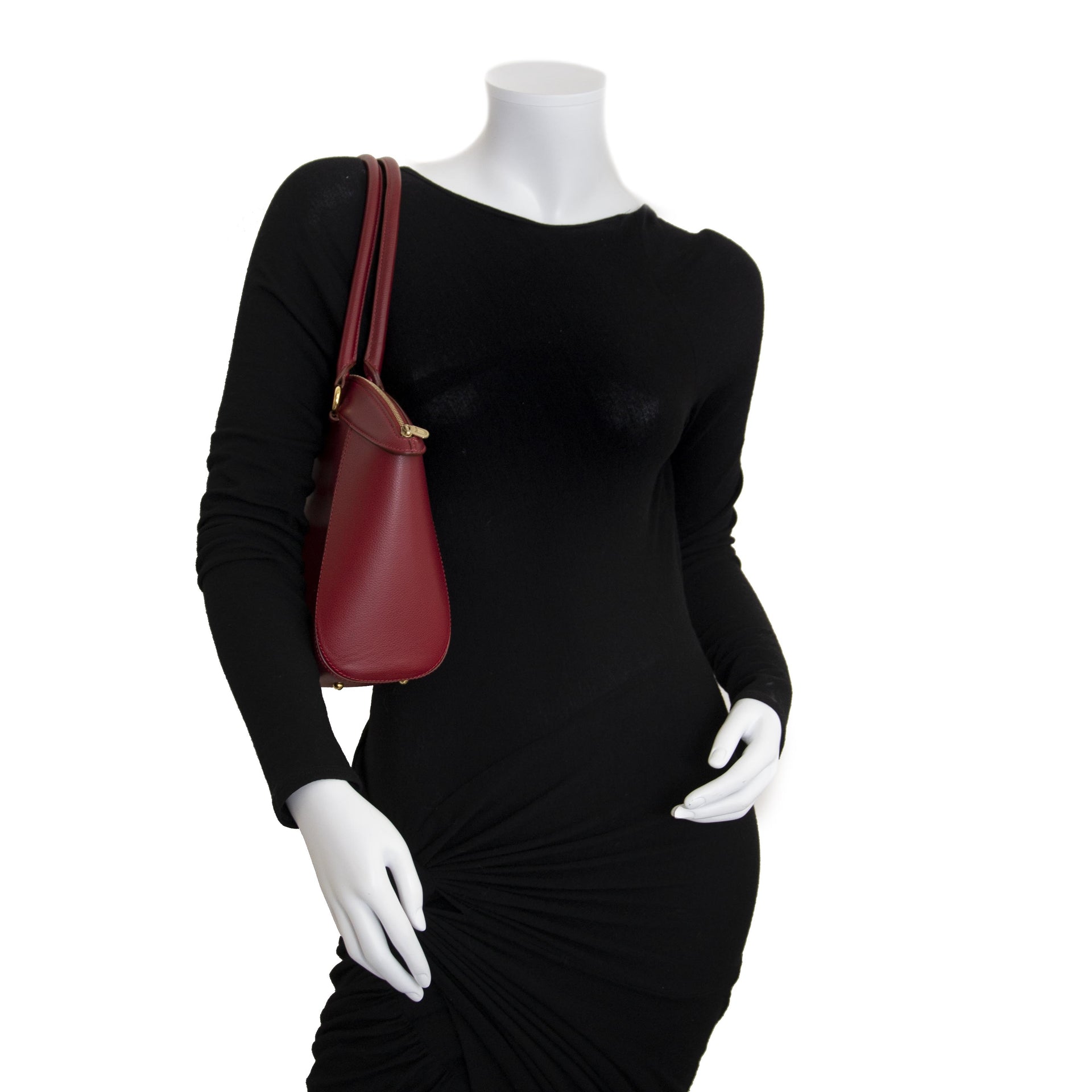 Authentic second hand vintage Delvaux Charme Jumping Top Handle Bag buy online webshop LabelLOV