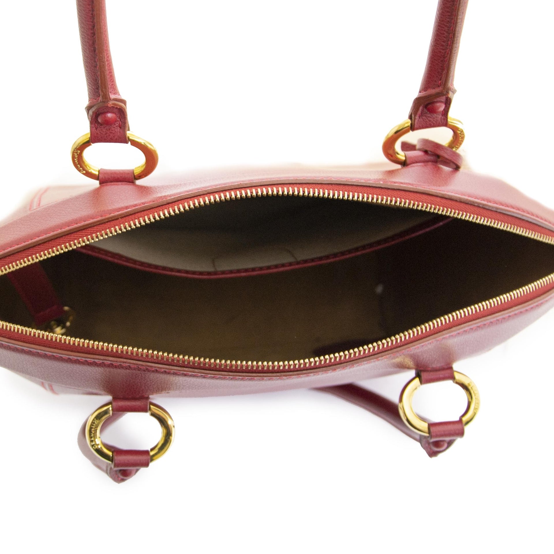 Authentique seconde main Delvaux Charme Jumping Top Handle Bag achète en ligne webshop LabelLOV
