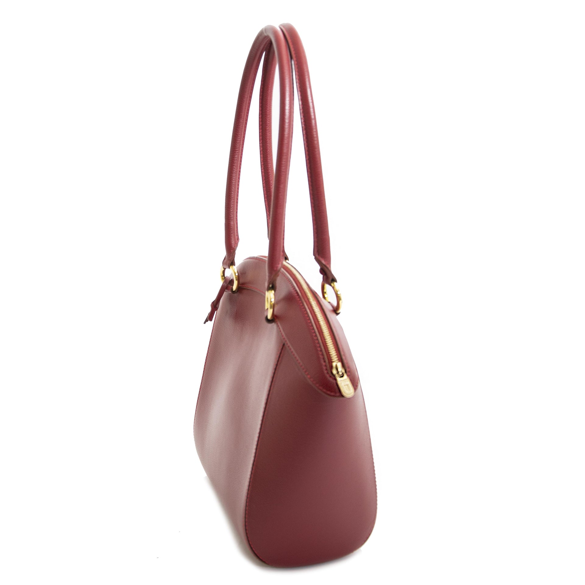 Authentieke tweedehands vintage Delvaux Charme Jumping Top Handle Bag koop online webshop LabelLOV