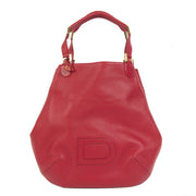 Delvaux 'Le Louise' Red Leather Shoulder Bag