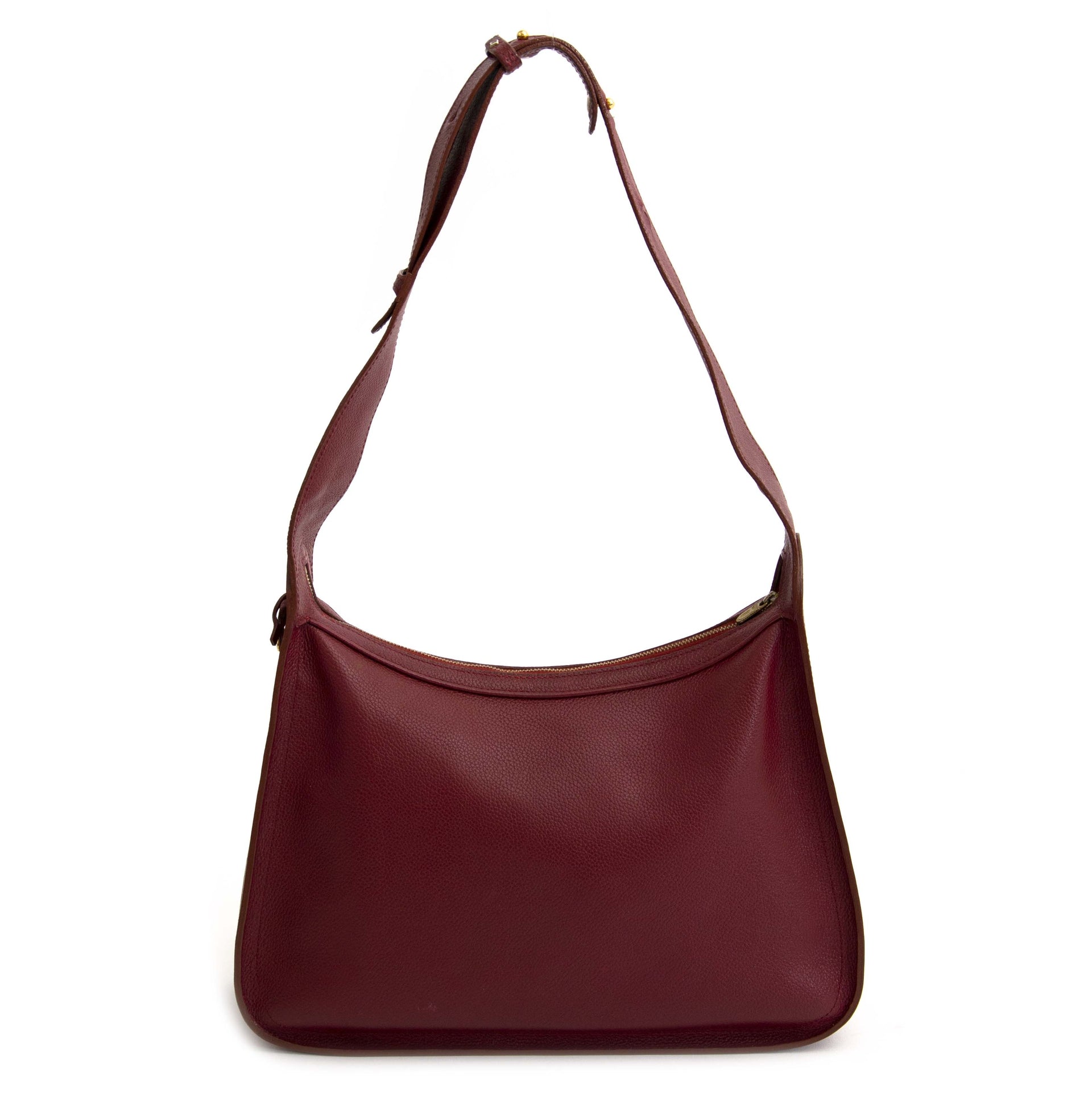 Secondhand designer handbags Delvaux Pensée Trotteur Rosso Shoulder Bag