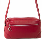Delvaux Red Fidelio Crossbody Bag nu te koop bij labellov vintage mode webshop belgië