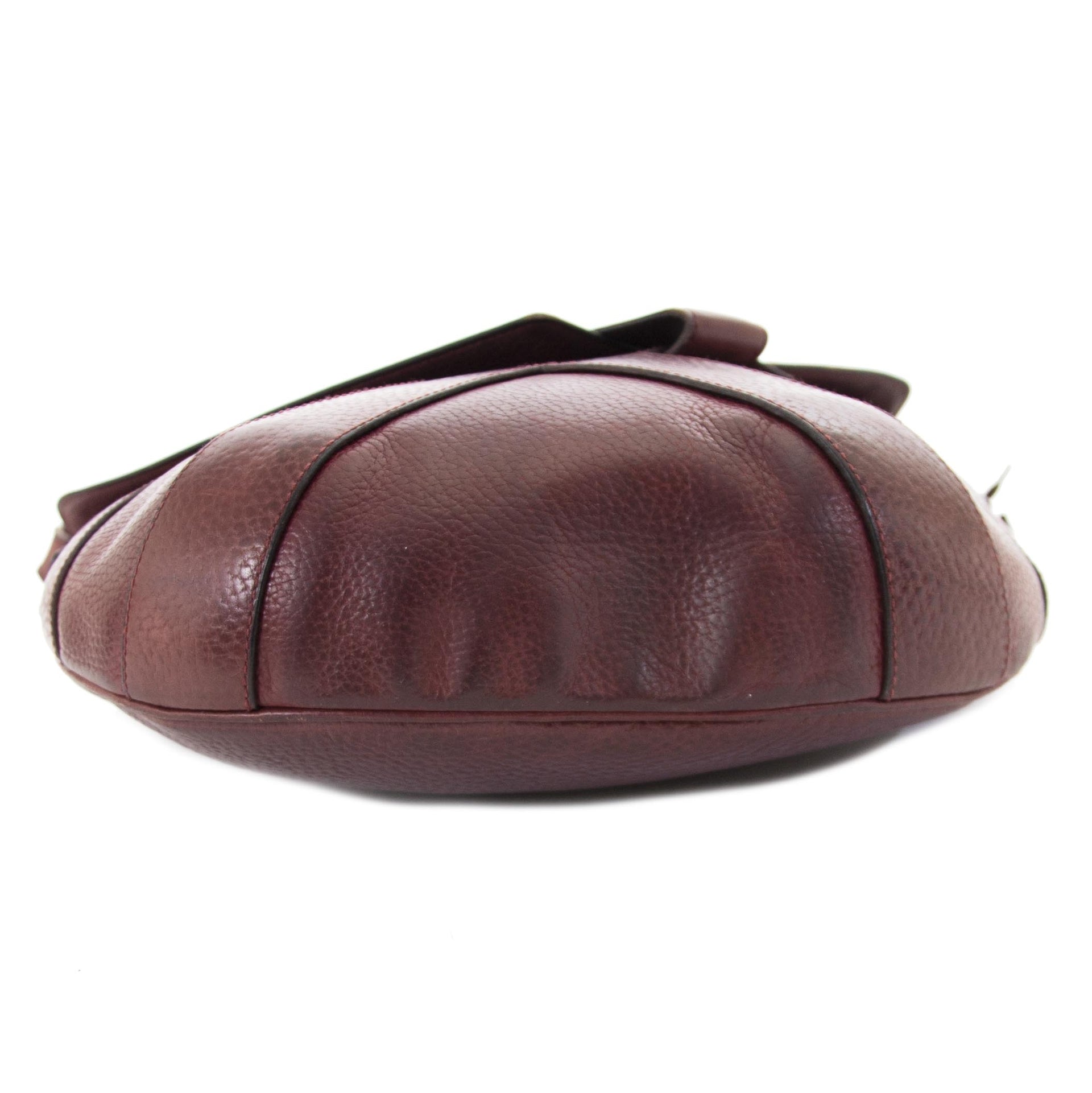 Delvaux Burgundy Crossbody Bag