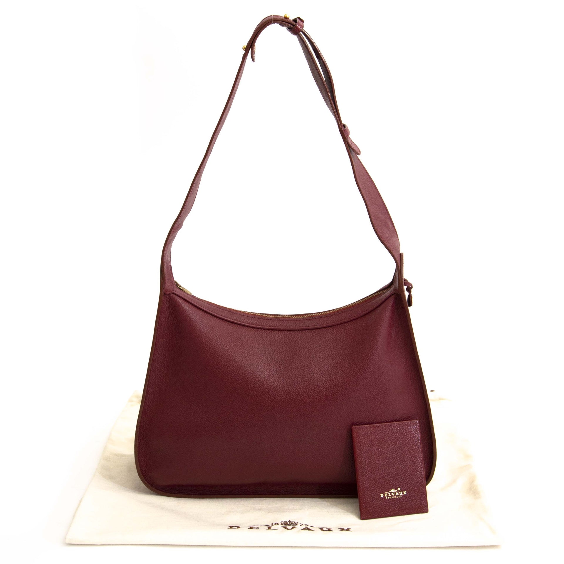Delvaux Pensée Trotteur Rosso Shoulder Bag for sale online at Labellov