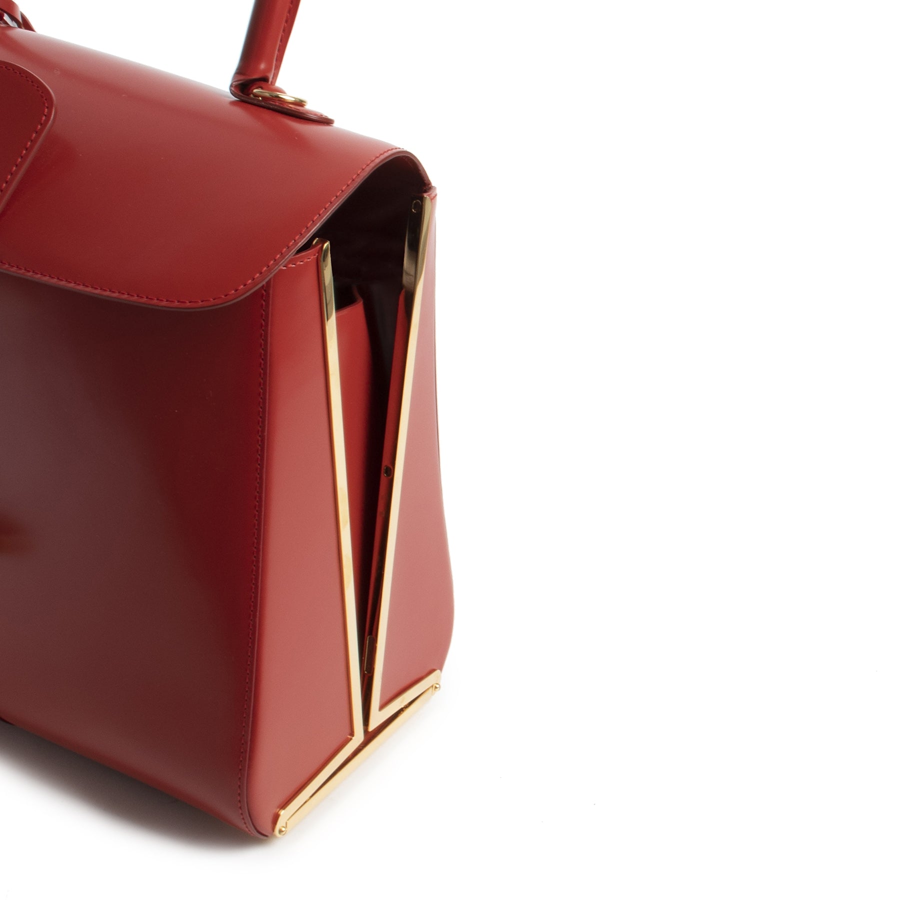 acheter enligne seconde main skip the waiting list Delvaux Bordeaux Brillant Diva + Strap