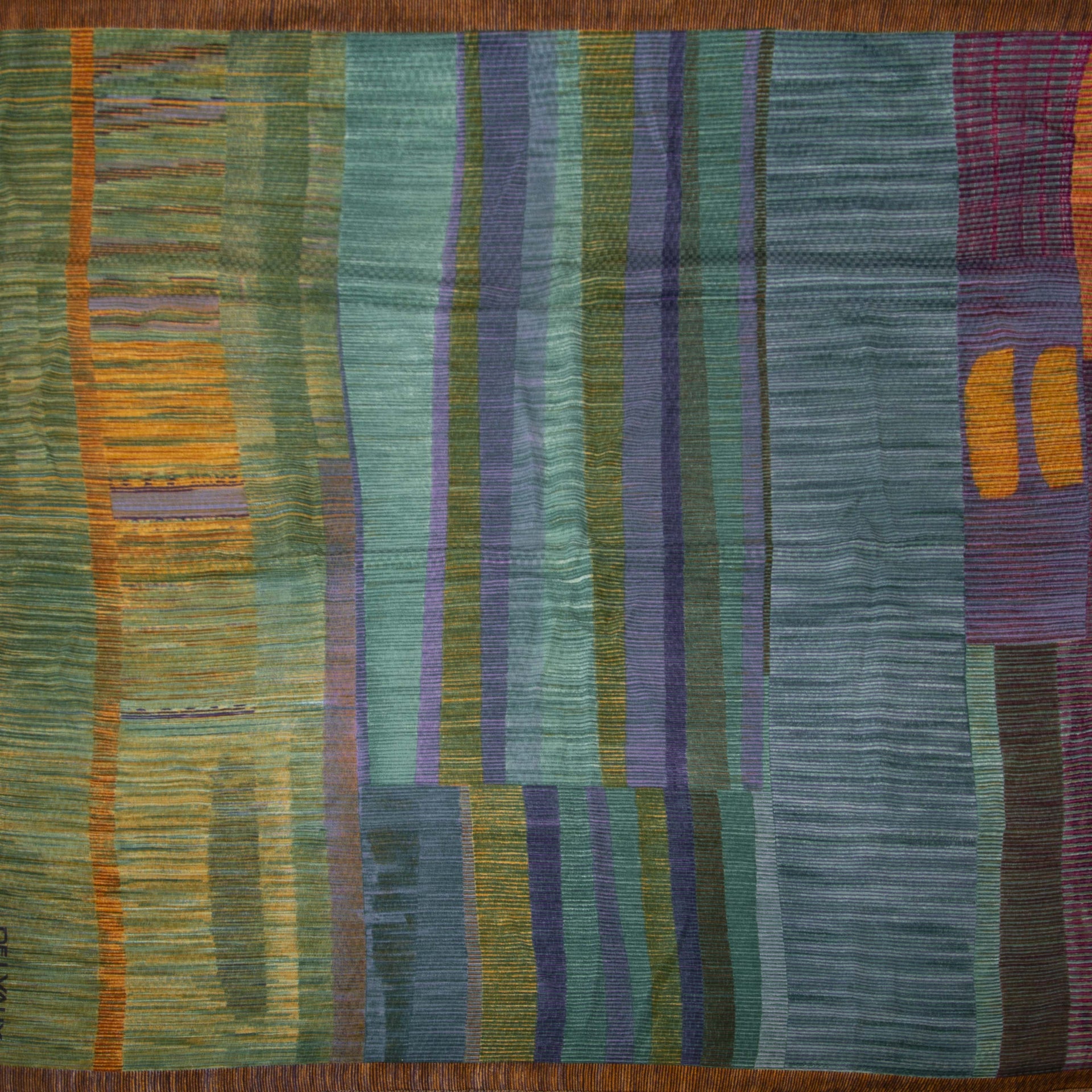 Delvaux Silk Multicolor Scarf