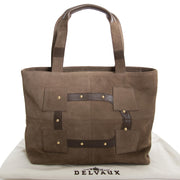 Delvaux Nubuck Taupe Le Emile Shopper now for sale at labellov vintage fashion webshop belgium