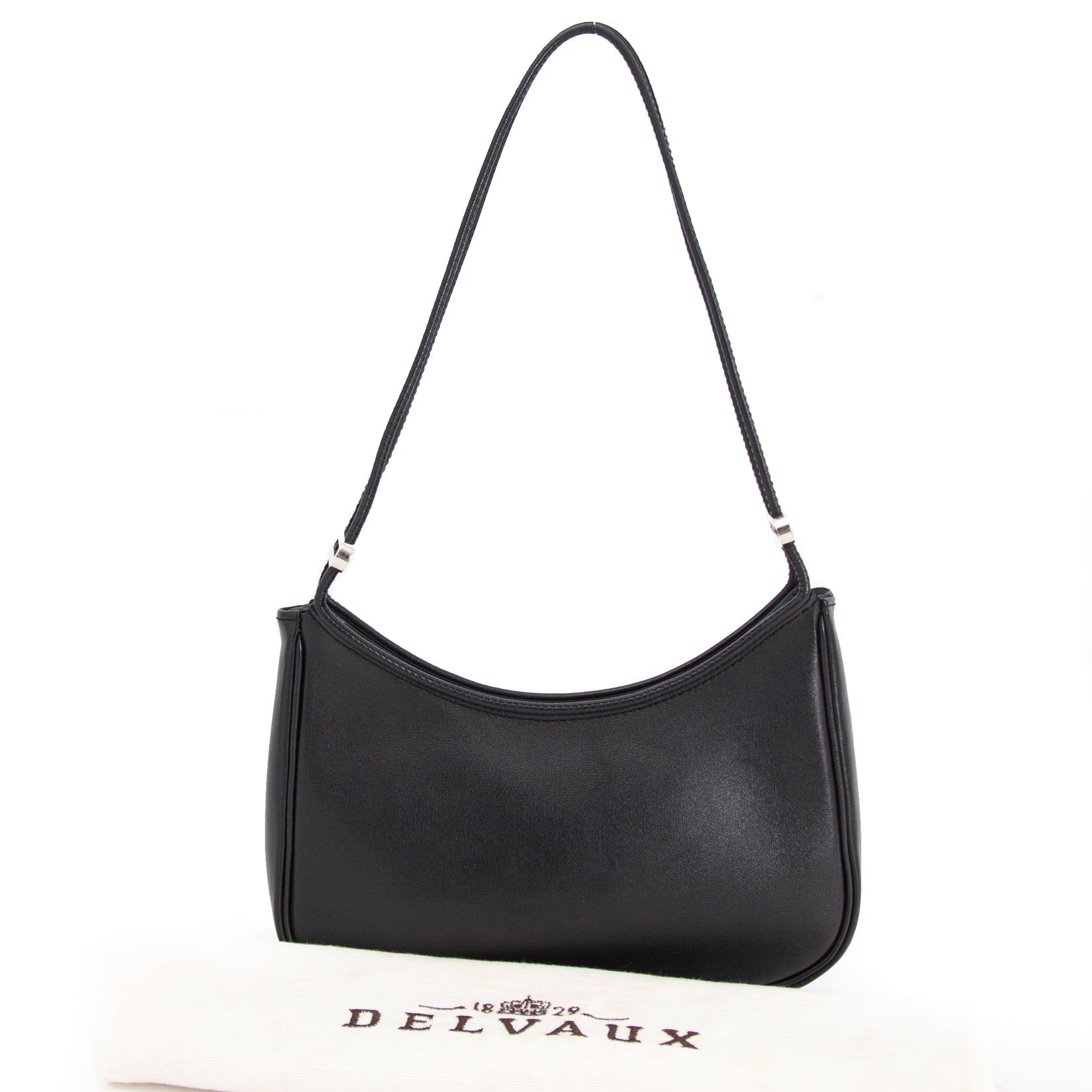 shop safe online your Delvaux Dark Blue Shoulder Bag