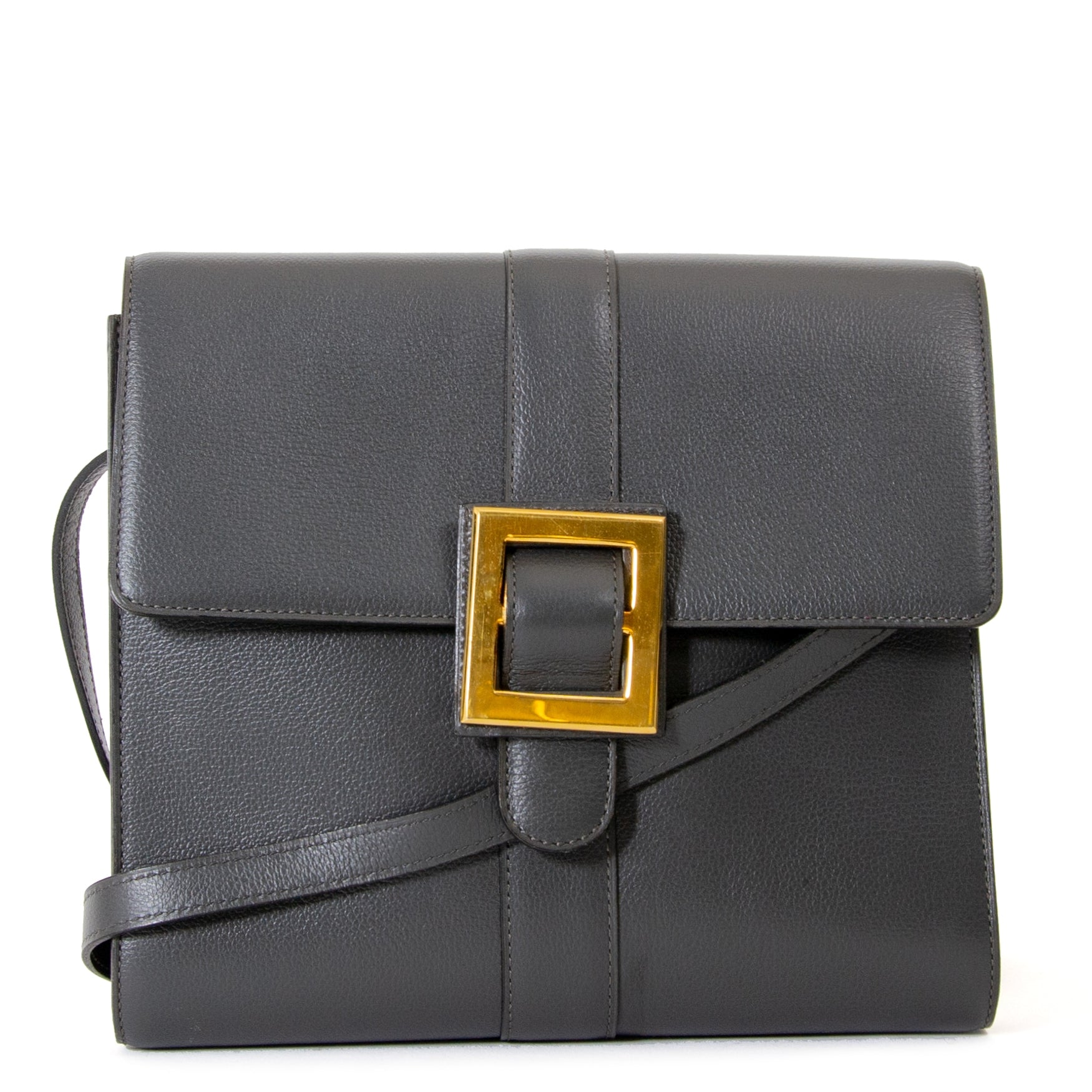 Delvaux Grey Tendresse Jumping Bag for the best price available at Labellov secondhand luxury in Antwerp