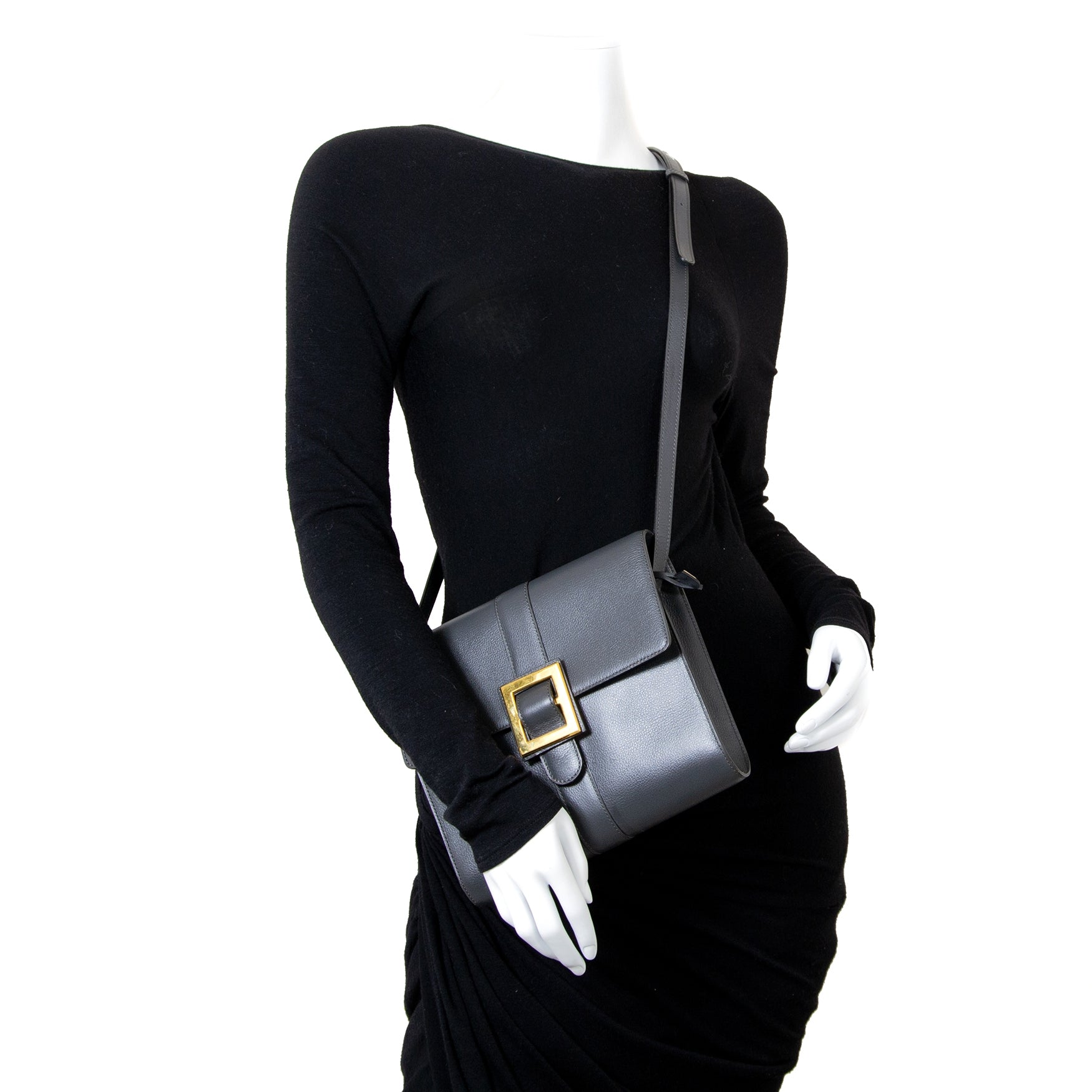 Delvaux Grey Tendresse Jumping Bag te koop bij Labellov tweedehands luxe in Antwerpen