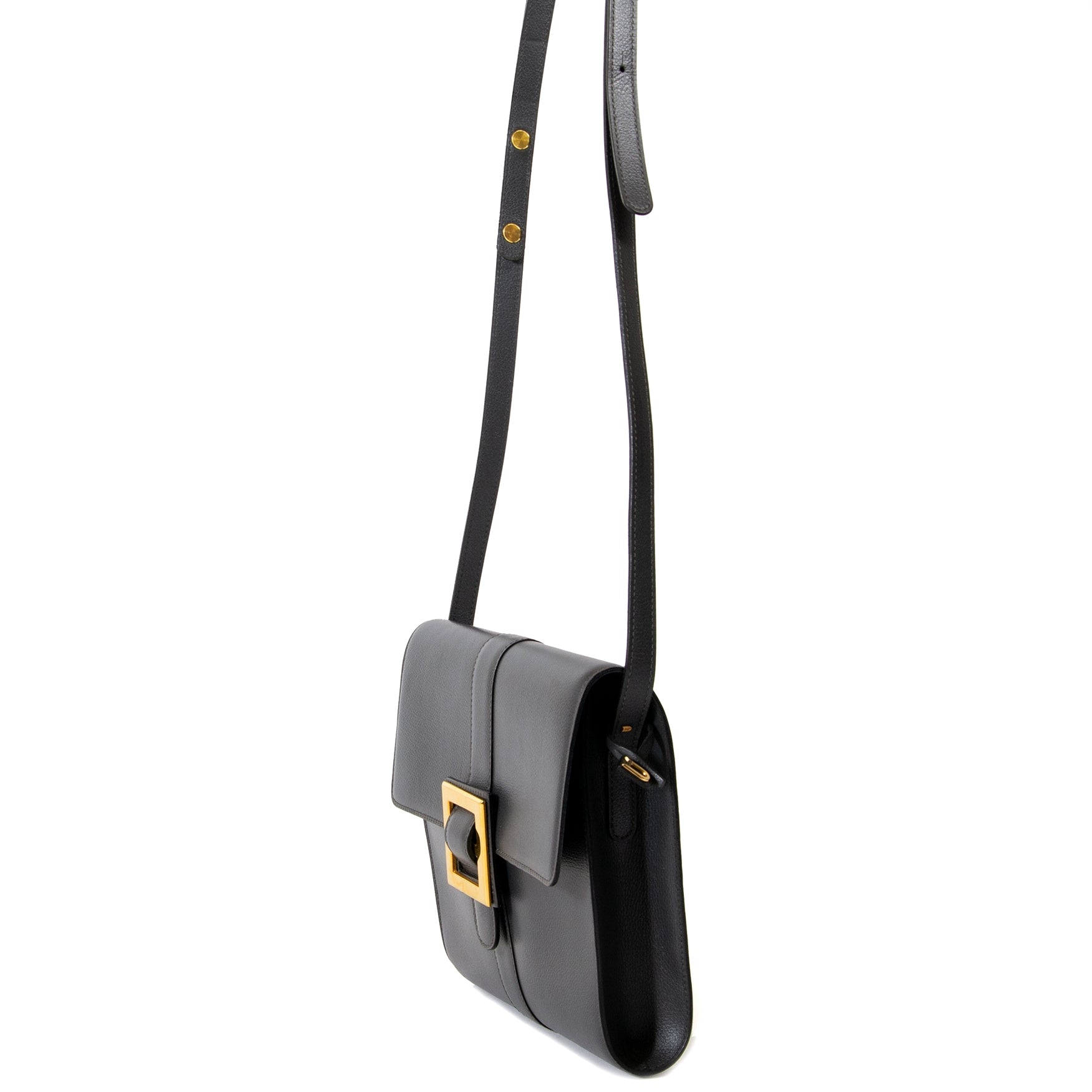 Delvaux Grey Tendresse Jumping Bag te koop bij Labellov vintage webshop in Antwerpen België