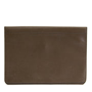 Delvaux Taupe Enveloppe Clutch acheter en ligne seconde main