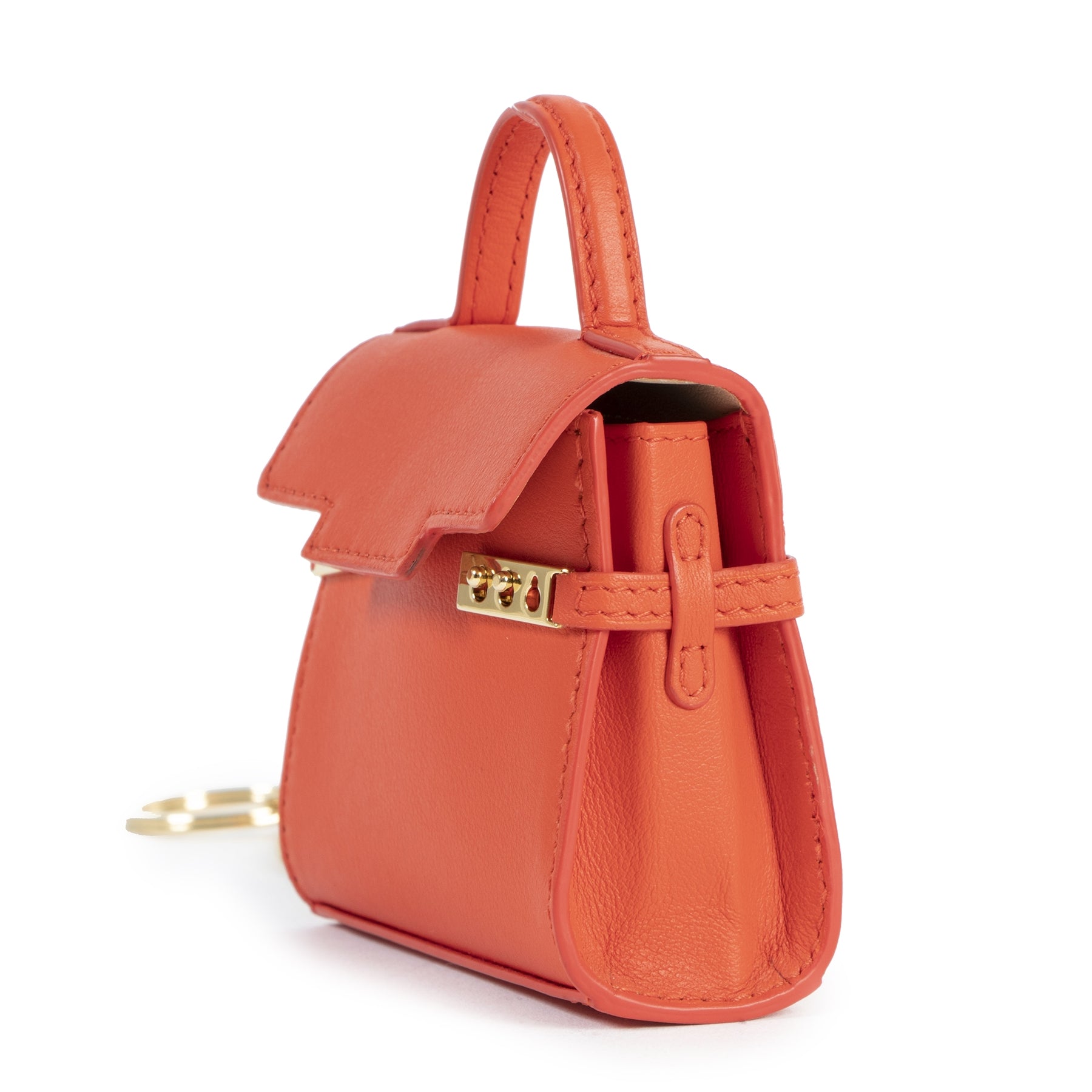 shop safe online Delvaux Tomato Red Tempete Charm