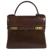 delvaux brown leather tempete mm now for sale at labellov vintage fashion webshop belgium