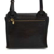 Delvaux Black Toile De Cuir Shoulder Bag now for sale at labellov vintage fashion webshop belgium